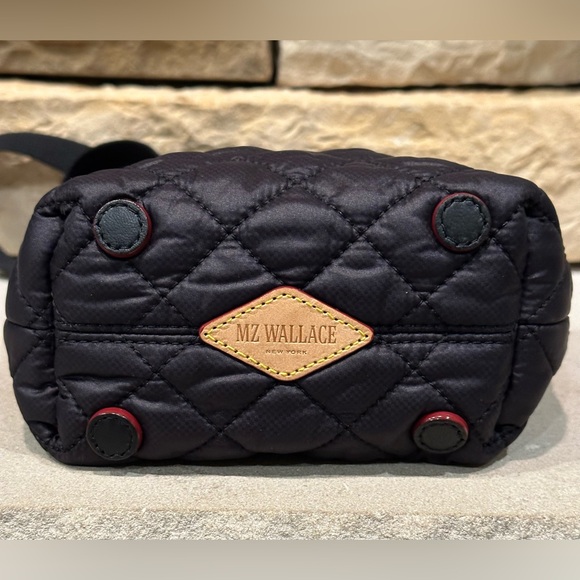 MZ Wallace Petite Metro Deluxe Black Crossbody Bag - Picture 10 of 16